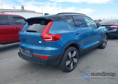 2023 Volvo Xc40 Recharge Pure Electric Twin Ultimate из США, поврежденный, VIN YV4ED3UM9P2012880